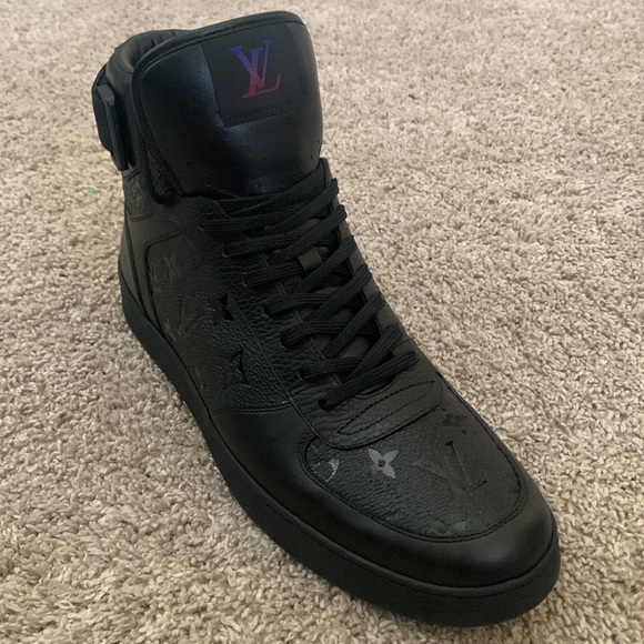 Louis Vuitton Rivoli Sneaker Boots Black Size 12 US (New) - Picture 3 of 4